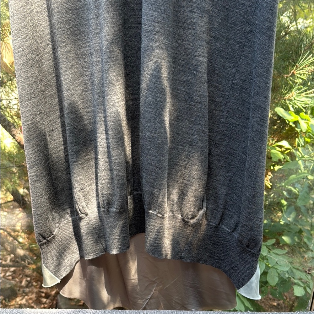 Gray Sacai Luck light Wool Dress - Picture 6 of 12